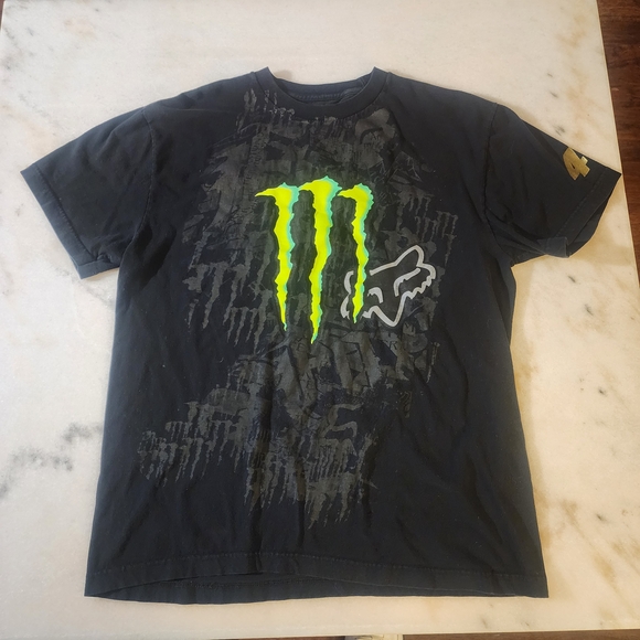 Fox Racing x Monster Energy Ricky Carmichael 4 T-shirt - Picture 1 of 2